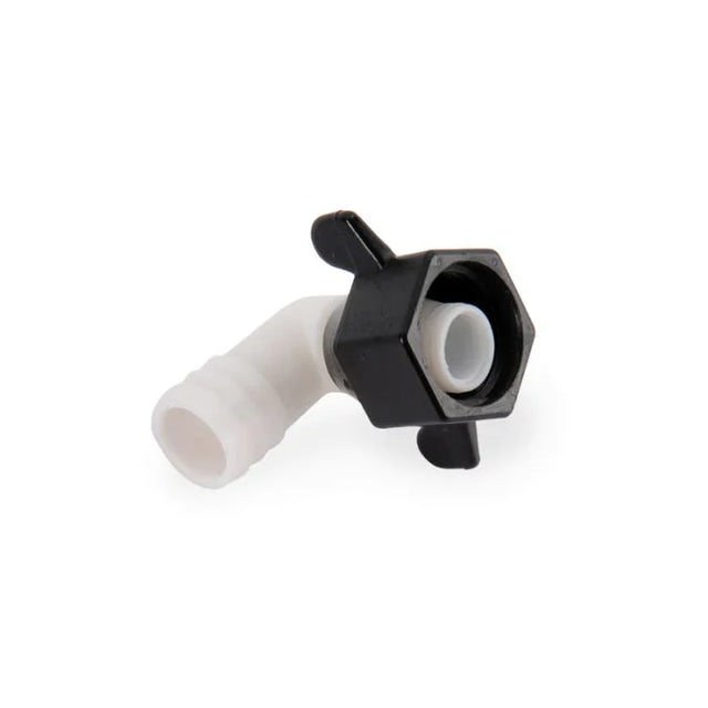 SHURFLO SWIVEL ELBOW 3/4BX1/2F TIGHTEN BY HAND ONLY