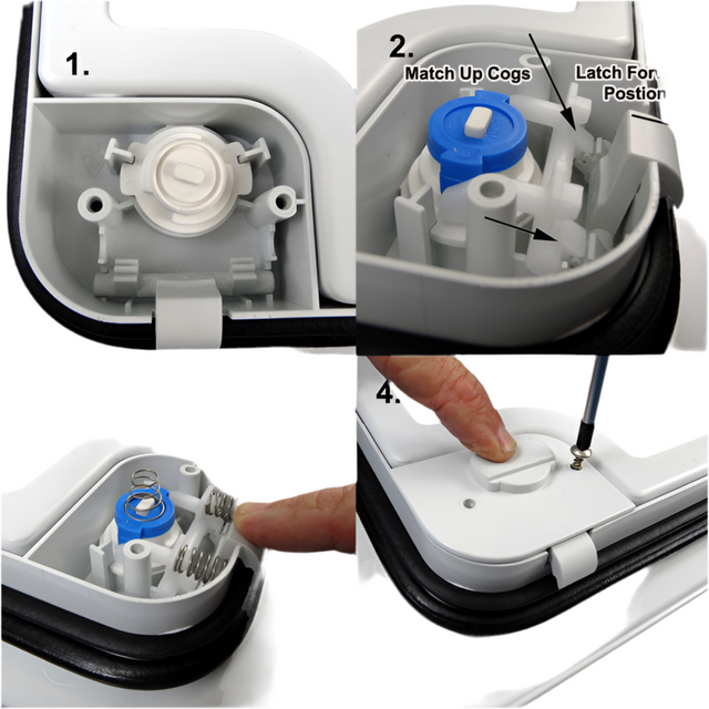 1 KEY FITS ALL BARREL ADAPTOR THETFORD ACCESS/CASS DOOR PK/2