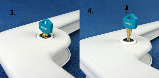 1 KEY FITS ALL BARREL ADAPTOR THETFORD ACCESS/CASS DOOR PK/2