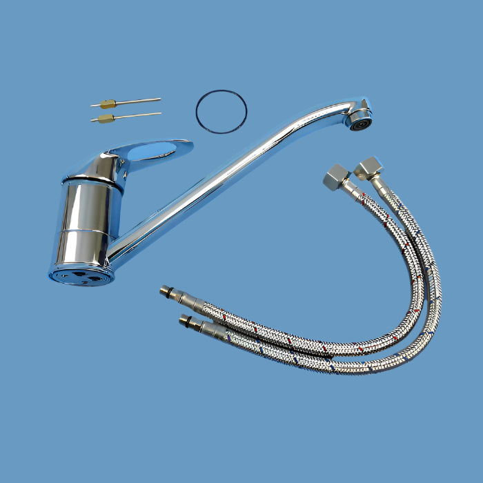 CAMEC SINK MIXER 220MM SPOUT 40MM CARTRIDGE WELS RATED