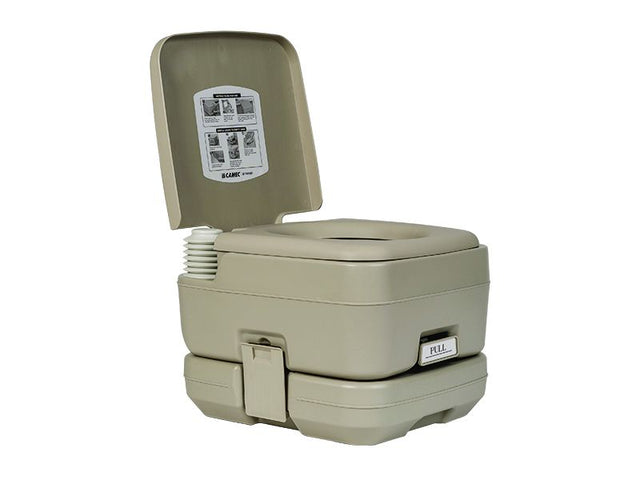 CAMEC PORTABLE TOILET 10L WASTE 12L FRESH MANUAL