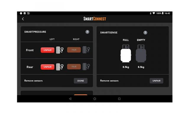 BMPRO SmartConnect Premium - App Based Sensor Kit (4xTyre 2xGas 2xTemp). SMARTCONNECTPRE