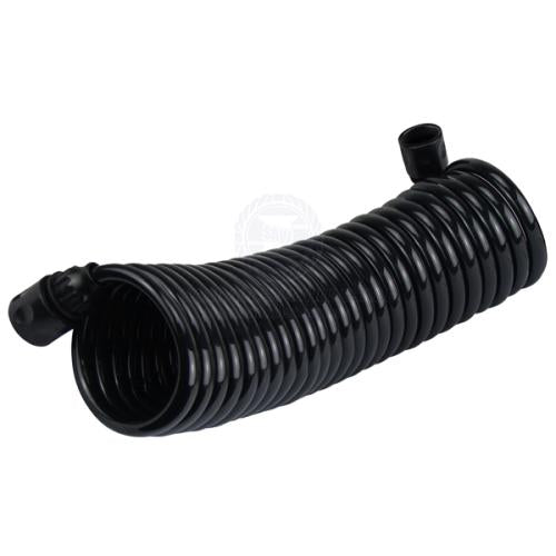 Hose Deck Wash Coiled Black HD 7.5m x 1/2 ID Snap-on
