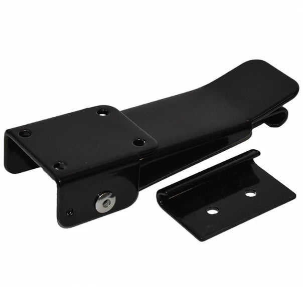 Roof Clamp with J Hook For Pop-Top BLACK (2 PART).