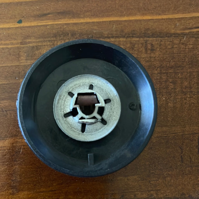 KNOB GRILL/ OVEN 2 PIECE CR/BK