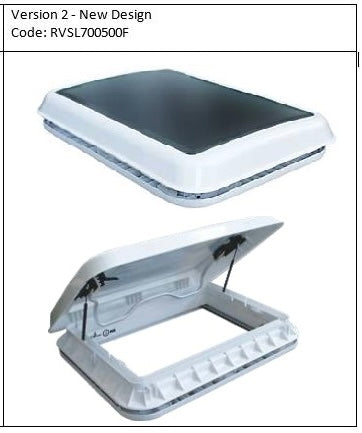 Ranger Skylight Maxi Dome (700 x 500)  Lid only - Version 2