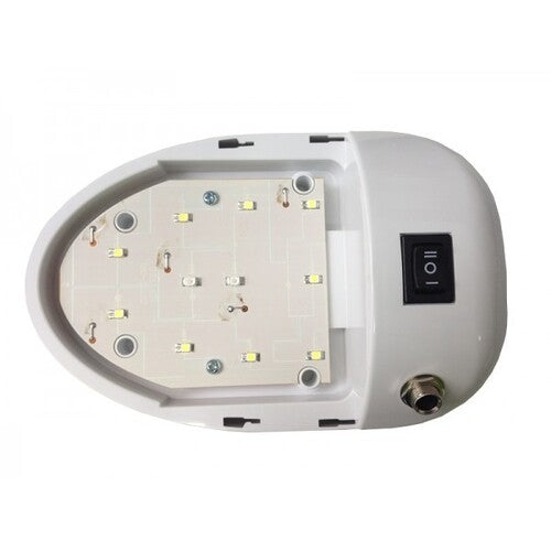 Jayco LED Oval Blue/White Light 12V With Power Jack LENS C4505G. 22772-1