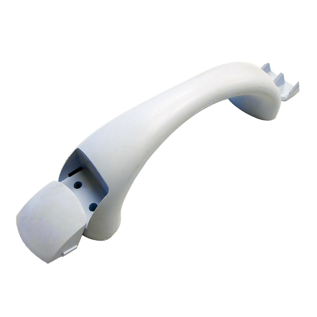 WHITE PLASTIC GRAB HANDLE. XJ9HANDLE01/C2734B
