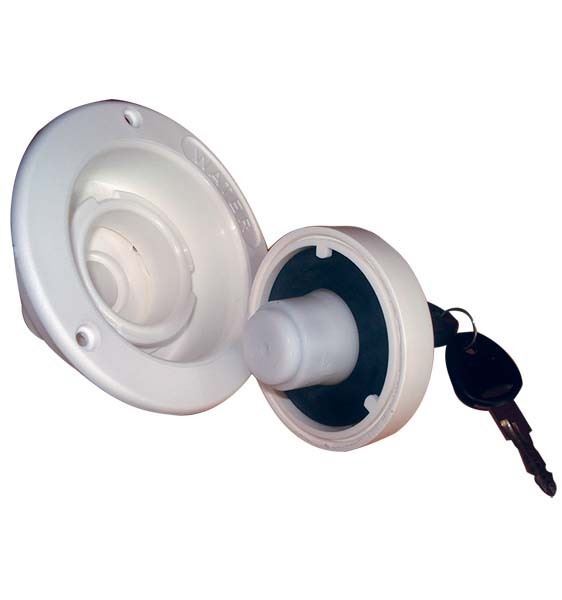 WATER FILLER BLACK LOCKABLE W/25MM OUTLET. 90162551