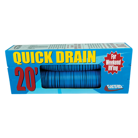 VALTERRA 3 x20 QUICK DRAIN SEWER HOSE BLUE BOXED. D04-0046