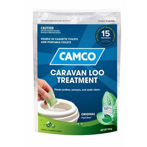 CAMCO Caravan Loo Treatment - Fresh Scent Drop Ins - 15 Per Bag. 41620