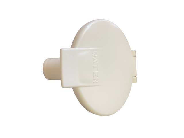 WATER FILLER AC41 W/LID NON LOCKING WHITE. 136039-323