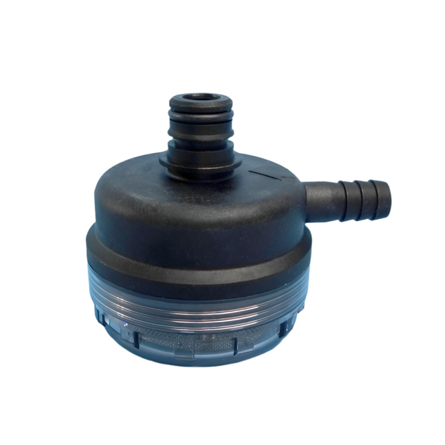 FLOJET 1/2 BARB FILTER QUAD PORT FITTED TO PUMP
