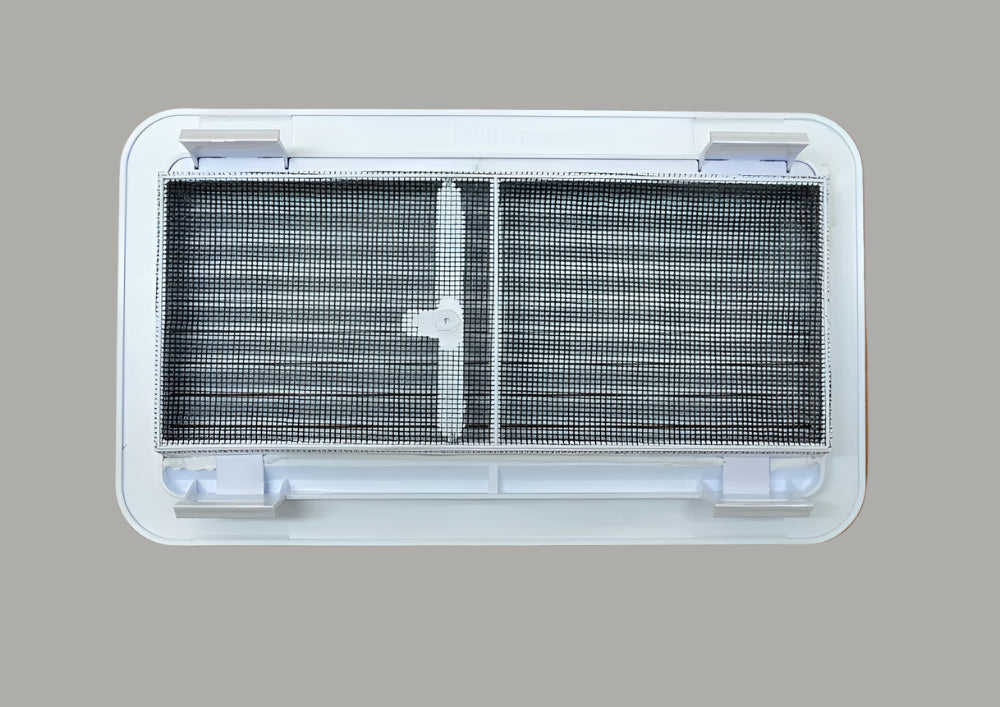 JAYCO VENT LARGE AIR WITH SCREEN - WHITE 240 X 140MM