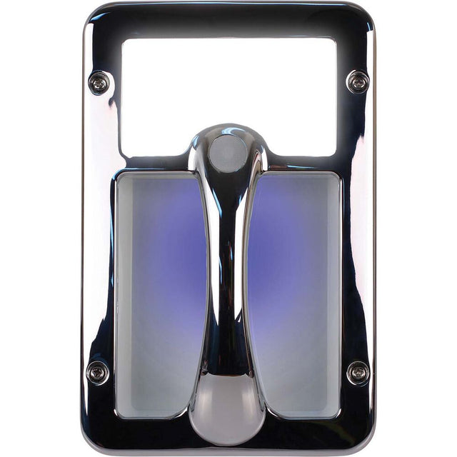 Camec LED Grab Handle with Blue Night Light - Chrome