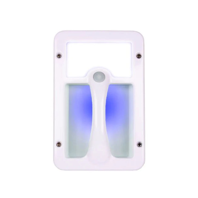Camec LED Grab Handle with Blue Night Light - White