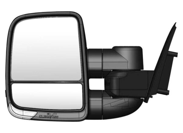 Clearview Mirrors - Next Gen - Pair - Indicators, Electric - Nissan Navara D40/550 2004-2013