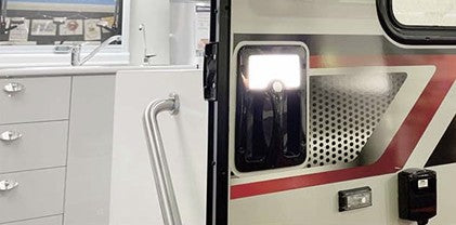 RV Assist Handle at Door with Led Light
