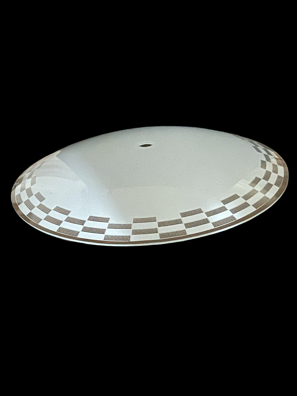 OYSTER LIGHT GLASS COVER 235mm x 27mm Vintage Viscount Franklin E0135