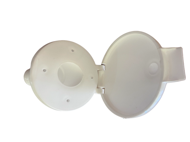 WATER FILLER AC41 W/LID NON LOCKING WHITE. 136039-323