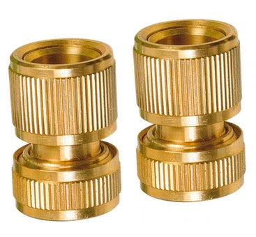 On-Hose Fittings 12mm - Brass (set of 2)
