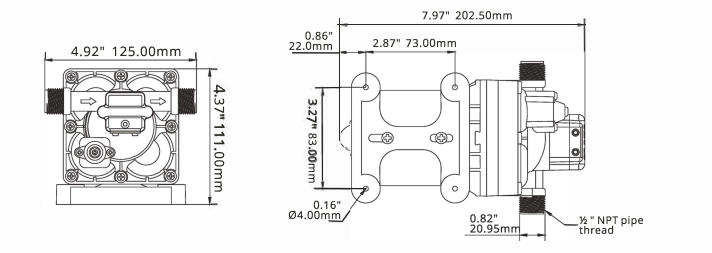 RV Supreme MK2 Water Pump