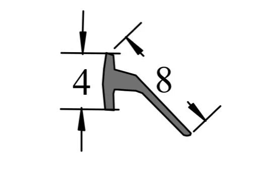 Starlite Dust Seal Suit Windout window, 69030, Per Metre