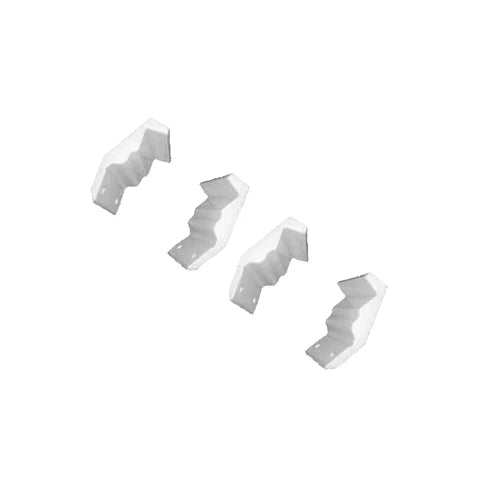 Sunburst Travel Lock Brackets(set 4) White