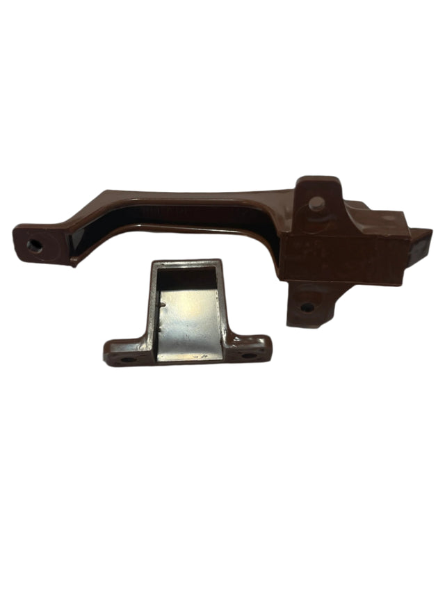 Vintage Cupboard Catch - 2 part - Brown