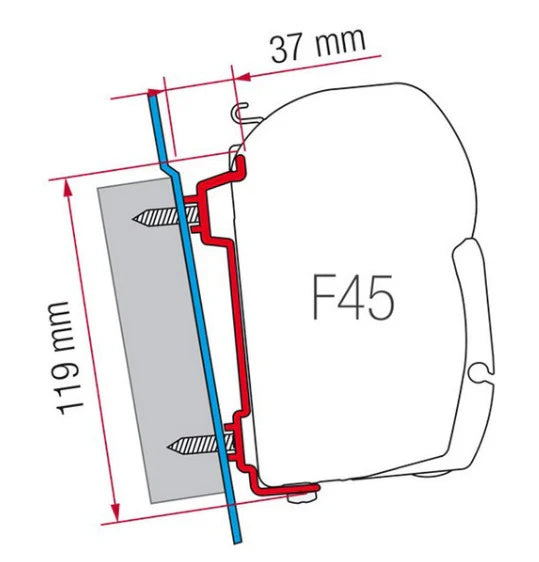 FIAMMA SPRINTR/TRANSIT FIT KIT 98655-741