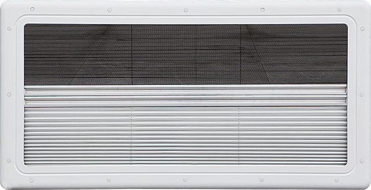 NEW ALUMINIUM STYLE RANGER BLIND & FLYSCREEN (ROLLER & PLEATED BLOCK OUT)