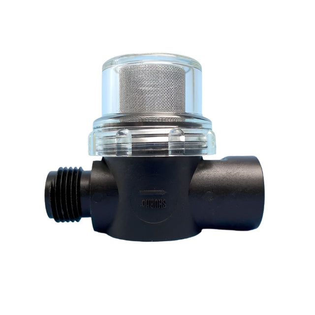 SHURFLO TWIST FILTER 1/2 THREAD INLET & OUTLET. 255-213