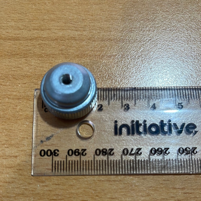 KNURLED NUT 3/16 MED 20MM WIDE