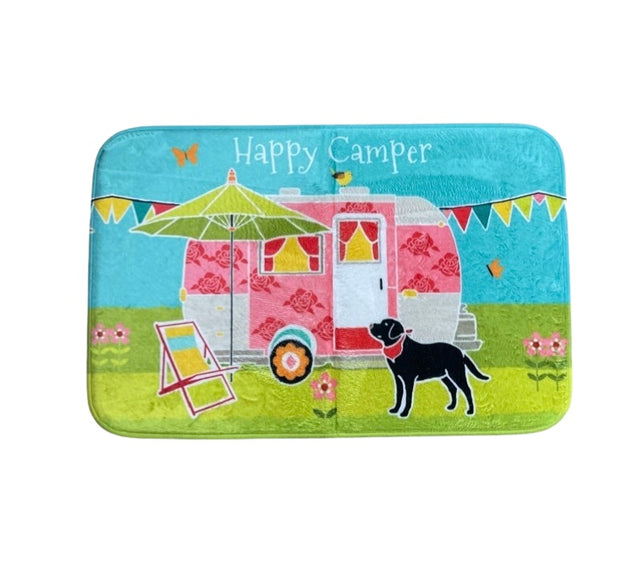 Happy Camper Novelty Door/Floor Mats