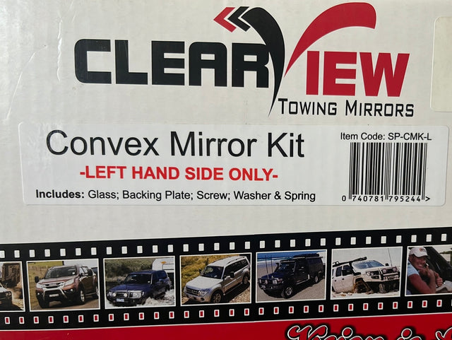 CONVEX MIRROR KIT LH CLEARVIEW