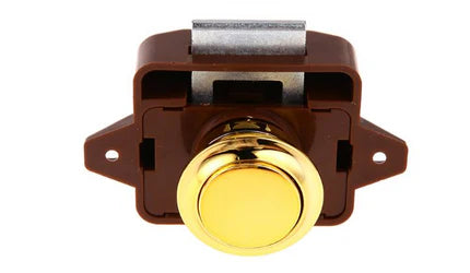 Large Push Lock Button Catch Lock Cupboard Door Knob 26mm
