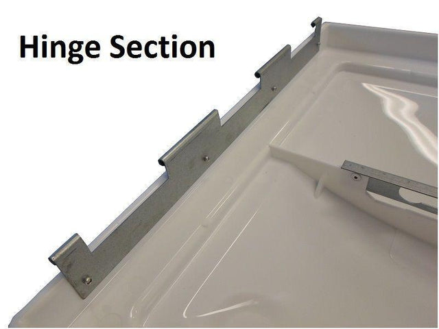 JENSEN HATCH 14"x14" CP-WHITE LID ONLY T/S O-TYPE. 40154