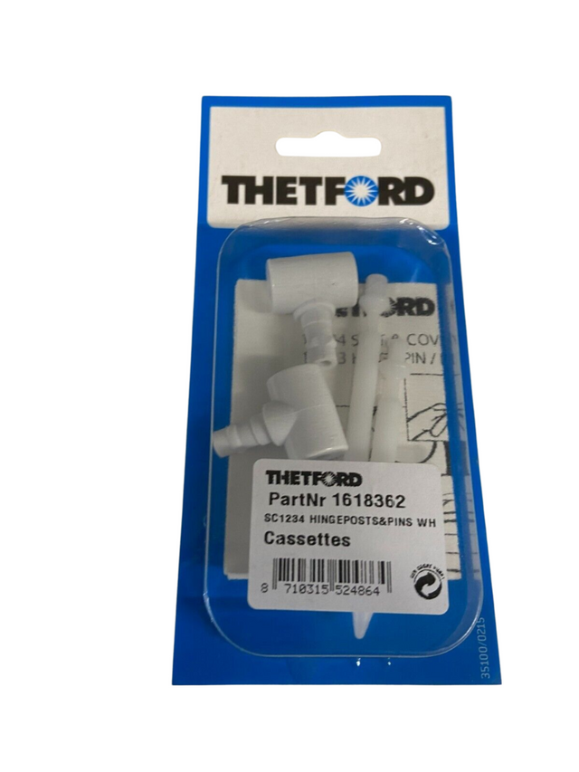 SC1234 THETFORD HINGE POSTS & PINS WHITE