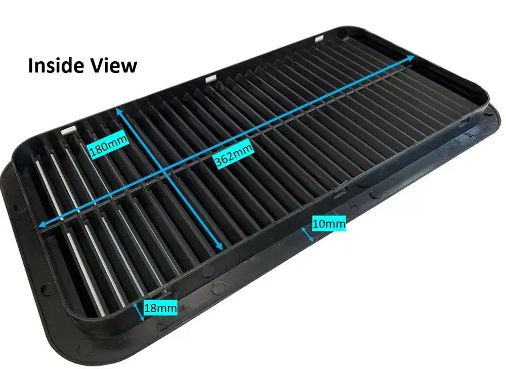 JAYCO Black OUTER Door Vent T/S CAMPER. C8540K