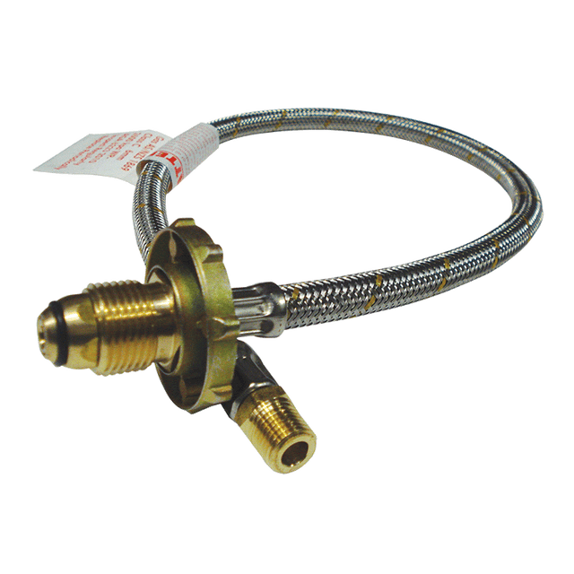 PIGTAIL FLEXI SS 600MM 1/4NPTM W HAND WHEEL single regululator