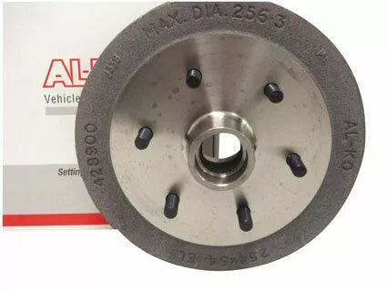 ALKO 10" x 2-1/4" LANDCRU.STUD PATTERN ELECT HUB DRUM. MACHINED FOR SLIM BEARINGS. 438213