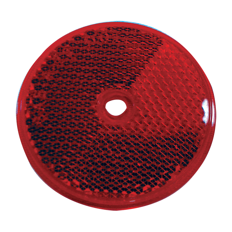 COAST ROUND REFLEX REFLECTOR CLEAR. 42163C