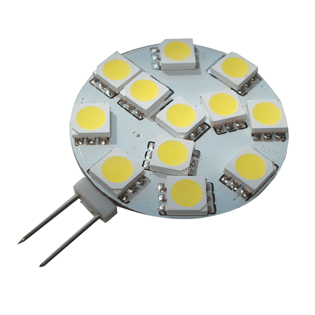 LED G4 12 REPLACEMENT BULB. SIDE PIN. COOL WHITE. 12 VOLT. 0211311C