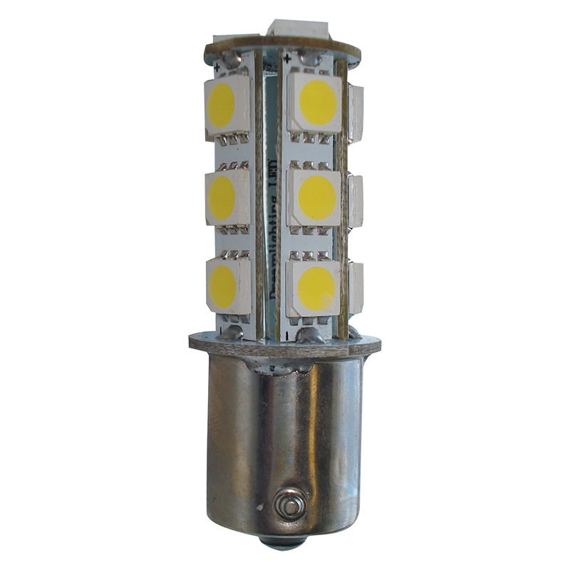 LED 1156 BA15S REPLACEMENT BULB. SINGLE CONTACT. COOL WHITE. 0312211C