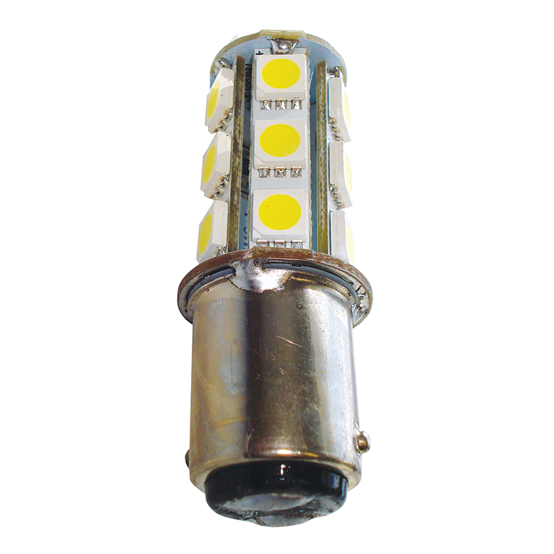 LED 1157 BA15D REPLACEMENT BULB. DOUBLE CONTACT. COOL WHITE. 0312213C