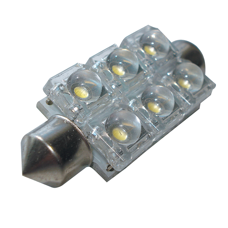 LED FESTOON 42MM REPLACEMENT BULB. COOL WHITE. 12 VOLT. 00313111.