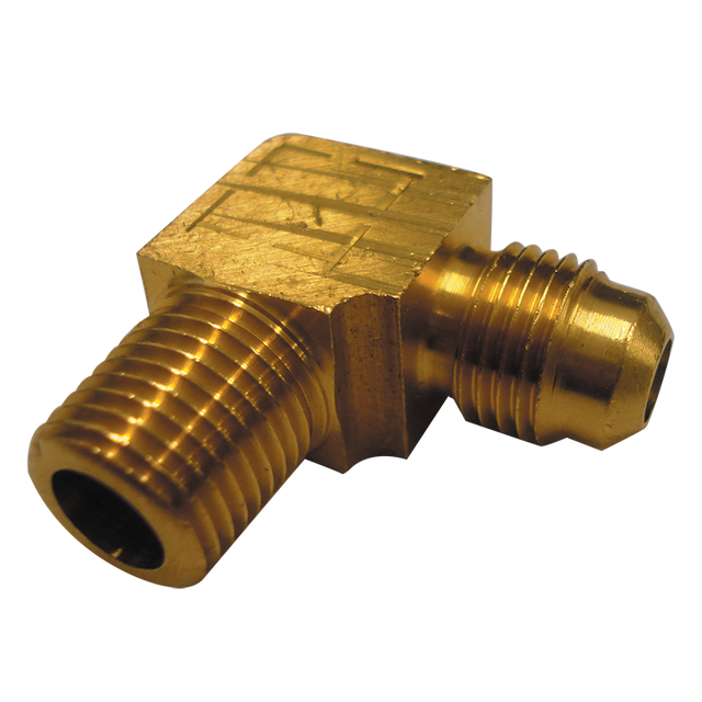 SAE MALE x BSP MALE TAPERED ELBOW 5/16 x 1/4 . 01-809