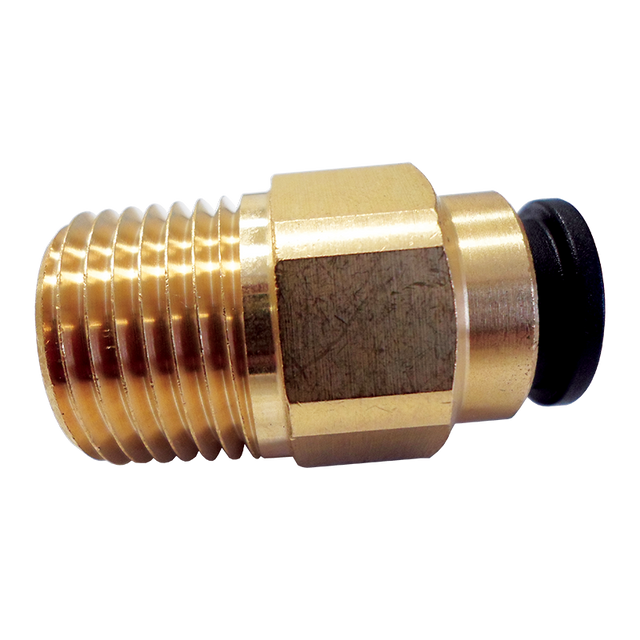 JG BRASS STRAIGHT 12MM x 1/2" NPT STRAIGHT ADAPTOR - NC2726