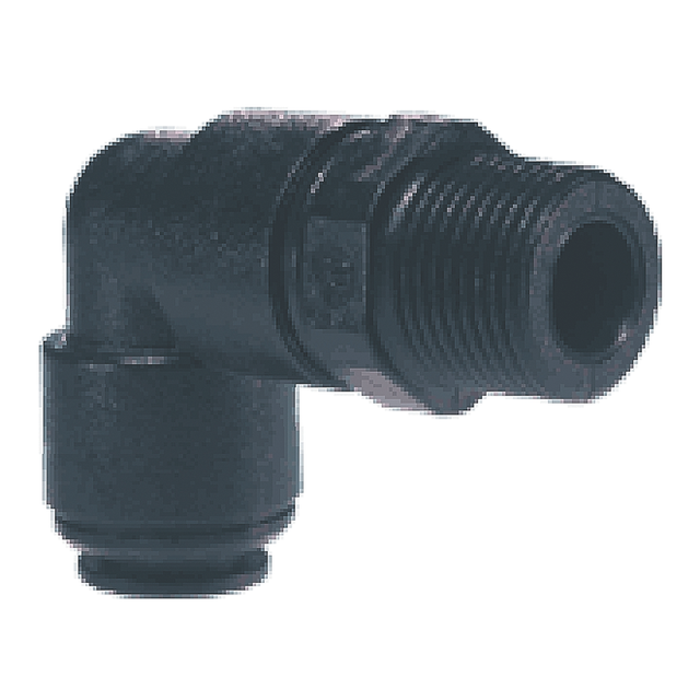 JG 12MM PLASTIC SWIVEL ELBOW MALE 1/2" BSPT - PM091204E