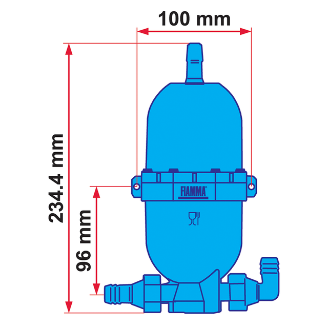 FIAMMA A20 ACCUMULATOR TANK. 02478-01
